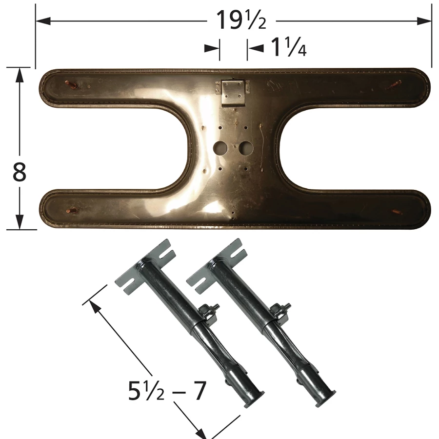 Shepherd Stainless Steel Twin H Burner 4 Shepherd Stainless Steel Twin H Burner - Image 2
