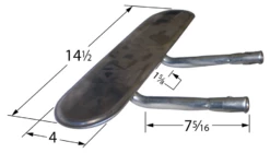 Backyard Classic Stainless Steel Oval Twin Burner Assembly