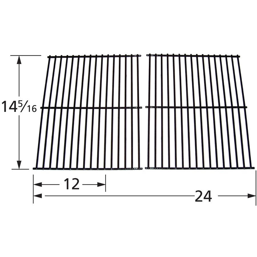 Charmglow Porcelain Steel Cooking Grate Set 4 Charmglow Porcelain Steel Cooking Grate Set - Image 2