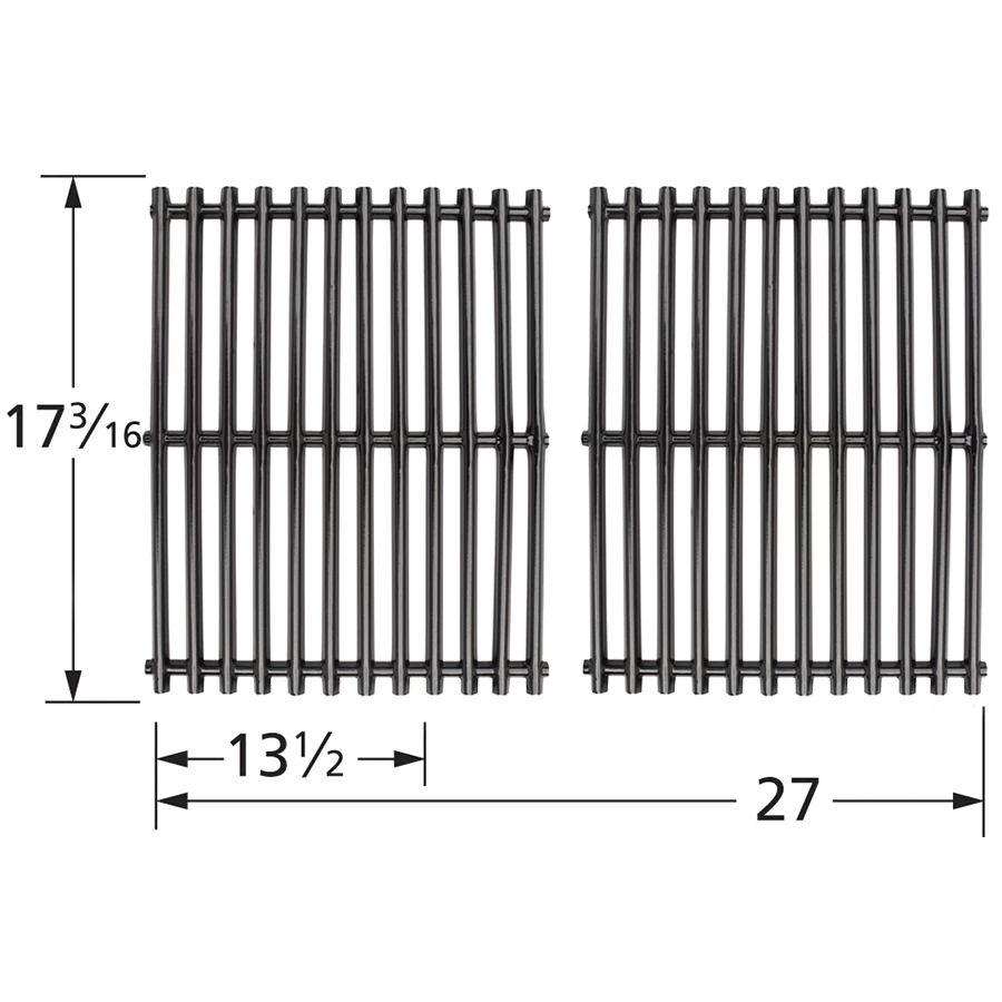 GrillMaster Porcelain Steel Wire Cooking Grate Set 4 GrillMaster Porcelain Steel Wire Cooking Grate Set - Image 2