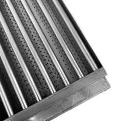 Kenmore Stamped Stainless Steel Cooking Grate & Emitter Tray Set -Napoleon Sales Shop 5s584 grate close up 1