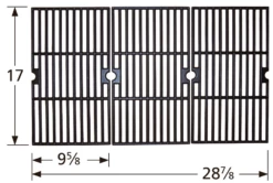 Nexgrill Porcelain Cast Iron Cooking Grate Set -Napoleon Sales Shop 61183 dimensions