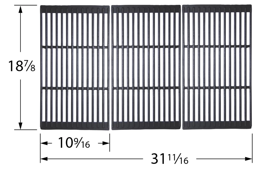 Jenn-Air Porcelain Cast Iron Cooking Grate Set 4 Jenn-Air Porcelain Cast Iron Cooking Grate Set - Image 2