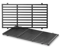 Weber 7637 OEM Porcelain Cast Iron Cooking Grate Set For Spirit 200 Series Grills