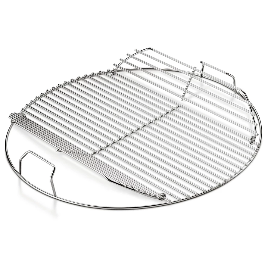 Weber OEM 22-Inch Nickel Plated Steel Hinged Cooking Grate 3 Weber OEM 22-Inch Nickel Plated Steel Hinged Cooking Grate