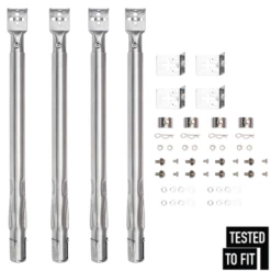 GrillSpot Universal Adjustable Stainless Steel 4-Piece Tube Burner Set