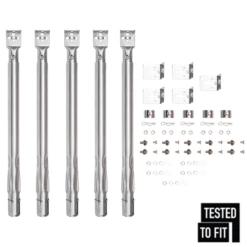 GrillSpot Universal Adjustable Stainless Steel 5-Piece Tube Burner Set